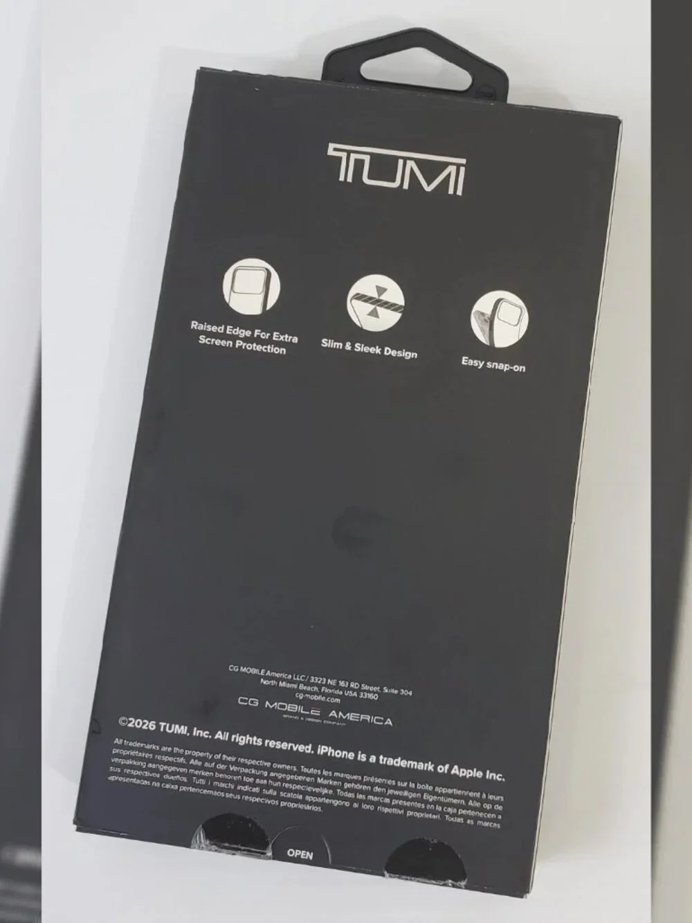 2026 TUMI MADE FOR iPHONE 17 PRO MAX CASE COMPATIBLE MAG SAFE SYSTEM